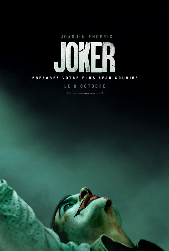 Résultat de recherche d'images pour "Joker Todd Phillips affiche"