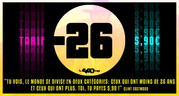 tarif jeune