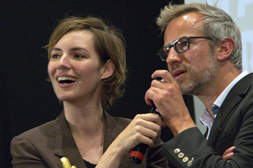  Louise Bourgoin, comédienne et Laurent Larivière, réalisateur.