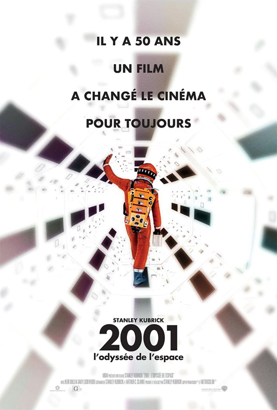 affiche 2001 L'ODYSSÉE DE L'ESPACE Stanley Kubrick