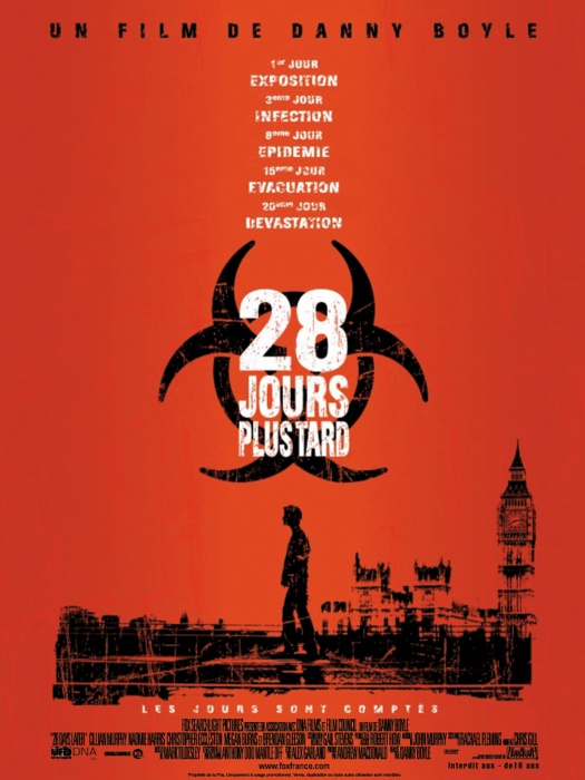 affiche 28 JOURS PLUS TARD Danny Boyle