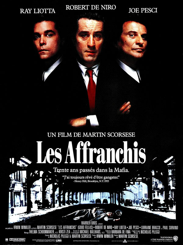 affiche LES AFFRANCHIS Martin Scorsese