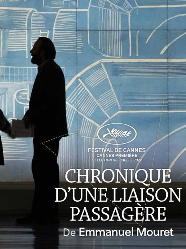 affiche CHRONIQUE D'UNE LIAISON PASSAGÈRE Emmanuel Mouret