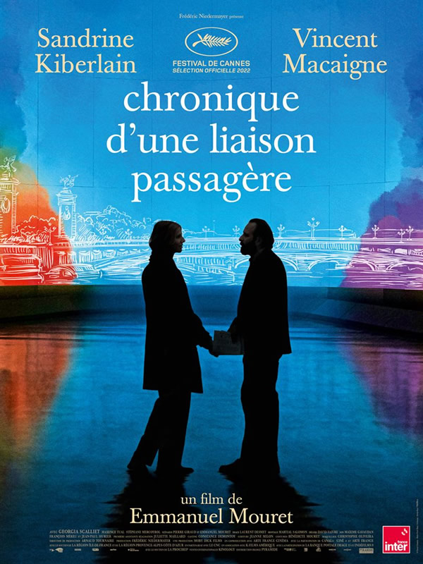 affiche CHRONIQUE D'UNE LIAISON PASSAGÈRE Emmanuel Mouret