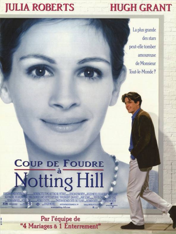 affiche COUP DE FOUDRE A NOTTING HILL Roger Michell