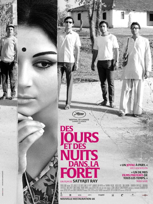 affiche DES JOURS ET DES NUITS DANS LA FORÊT Satyajit Ray