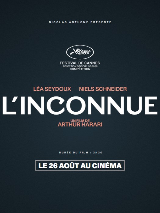 affiche L'INCONNUE Arthur Harari