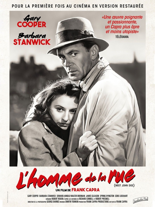 affiche L'HOMME DE LA RUE Frank Capra
