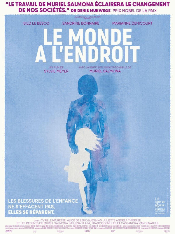 affiche LE MONDE À L'ENDROIT Sylvie Meyer