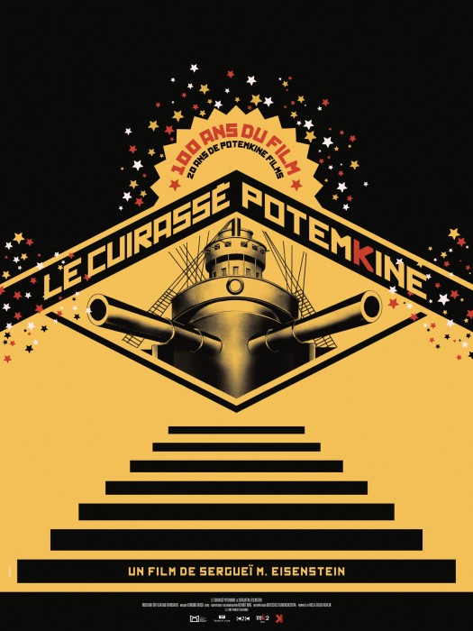affiche LE CUIRASSÉ POTEMKINE Sergei Eisenstein