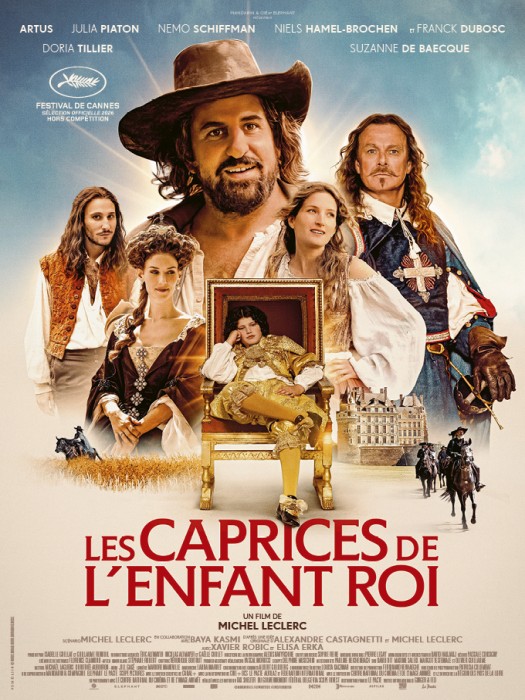 affiche LES CAPRICES DE L'ENFANT ROI Michel Leclerc