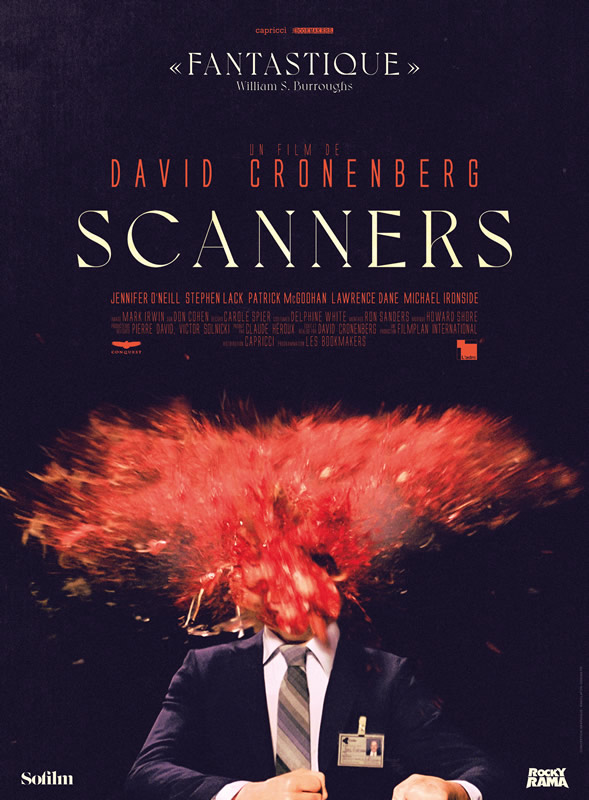affiche SCANNERS David Cronenberg