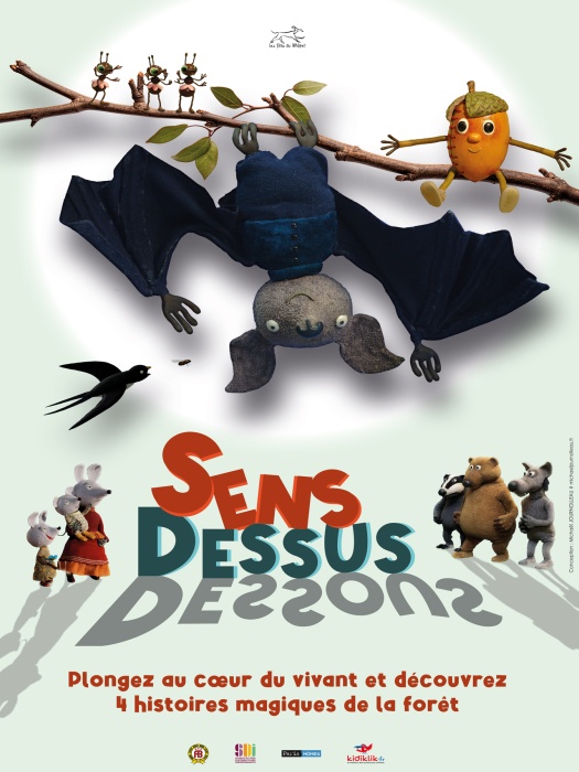 affiche SENS DESSUS DESSOUS Dace Riduze, Evalds Lacis, Inese Pavene