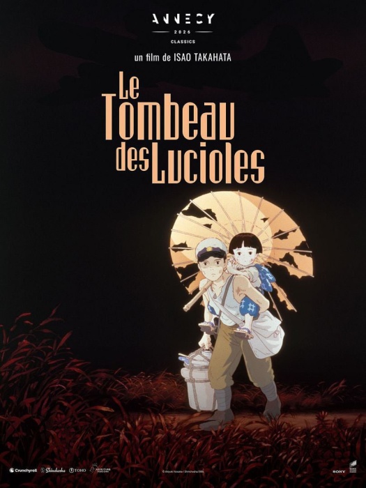 affiche LE TOMBEAU DES LUCIOLES Isao Takahata