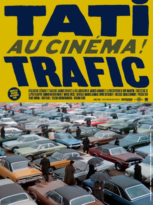affiche TRAFIC Jacques Tati