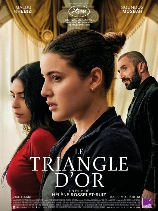 affiche LE TRIANGLE D'OR Hélène Rosselet-Ruiz