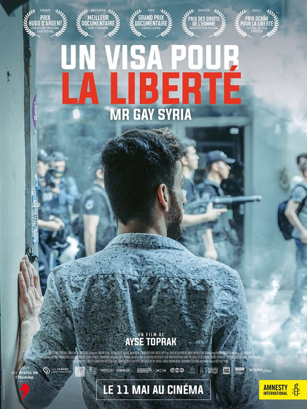 affiche UN VISA POUR LA LIBERTÉ : MR GAY SYRIA Ayse Toprak