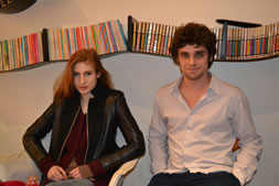 Agathe Bonitzer, comédienne et Arthur Dupont, comédien DR