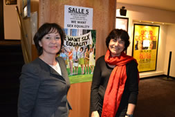 Annie Dussuet, maître de conférence en sociologie à ll'université de Nantes et Roselyne Bienvenu, directrice du CIDFF (Centre d'Information sur les Droits des Femmes et des Familles) 