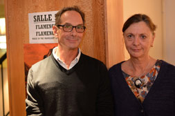 Robert Swinston, chorégraphe et Claire Rousier, directrice adjointe du CNDC