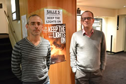 Stéphane Corbin, président de Quazar et Christophe Martet, journaliste, militant dans la lutte contre le VIH et patron de Yagg.comDR