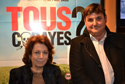 Corinne Lepage, eurodéputée, ex-ministre de l'Ecologie et Grégoire Jauneault, délégué régional CAP 21 DR