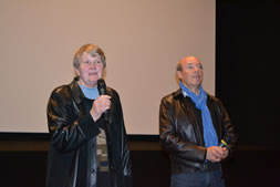 Claudine Nollet, présidente de médiations 49 et Jean-Paul  Coulandeau, membre de médiations 49