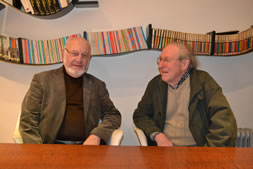 Dominique Robert, chercheur en sociologie, socio-anthropologue, docteur en sciences de l'éducation, directeur des recherches en sciences sociales au CNAM Pays-de-la-Loire, membre du GRECO CRI et Philippe Parrain, de l'association CinélégendeDR