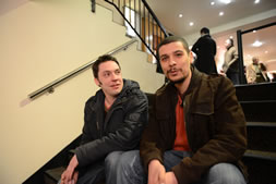 Mickaël Hamon, réalisateur et Karim protagoniste du filmDR
