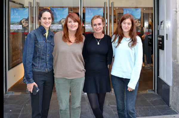 Noémie Merlant, comédienne, Marie-Castille Mention-Schaar, réalisatrice, Sandrine Bonnaire et Naomi Amarger, comédiennes.