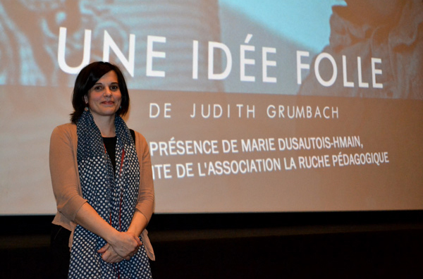 Marie Dusautois-Hmain, présidente de l'Association La Ruche Pédagogique