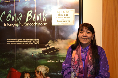 Béatrice Nguyen Van, fille de travailleurs indochinois.