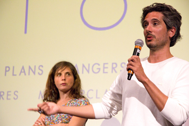 Catherine Paillé, co-scénariste, Jean-Bernard Marlin, réalisateur.
