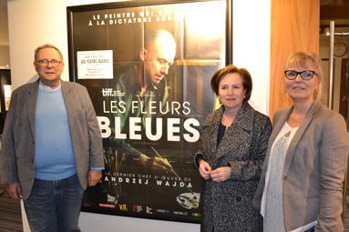 Christian Pihet, professeur de Géopolitique Sociale, Brigitte Sublard, avocate et Nathalie Morinière, responsable ACF-VLB Angers.
