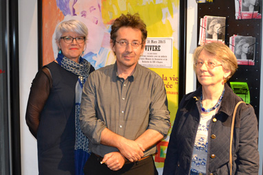 Claire Dima, de l'association France Alzheimer du Docteur Jean Barré, du Centre de Mémoire de Ressources et de Recherches du CHU d'Angers et Jacqueline Aubinière de l'association France Alzheimer.DR