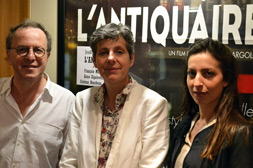 François Margolin, réalisateur Corinne Bouchoux, sénatrice du Maine et Loire et Anna Sigalevitch, comédienne.DR