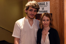  Michelangelo Passaniti, comédien et Elodie Namer, réalisatrice.