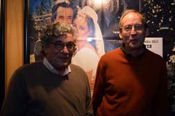 Pierre Streliski, psychanalyste, membre de l'École de la Cause Freudienne et Louis Mathieu, président de l'association Cinéma Parlant 