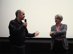 Eugenio Polgovsky, réalisateur et Claude-Eric Poiroux
