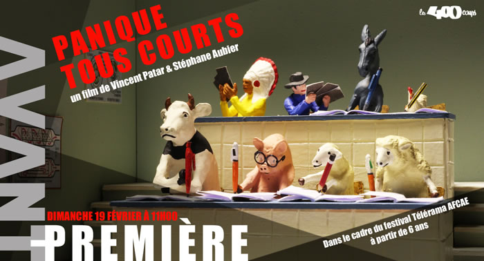 PANIQUE TOUS COURTS - Vincent Patar, Stéphane Aubier 