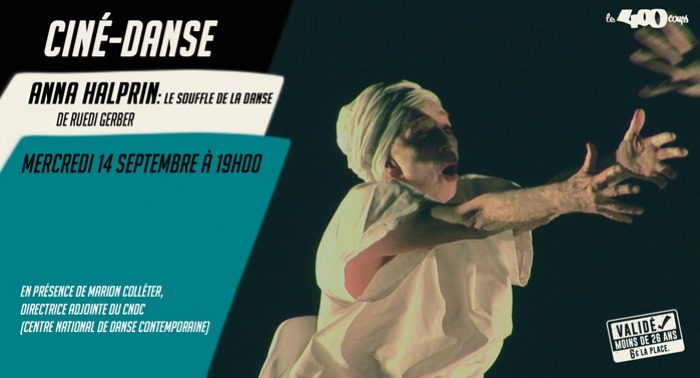 ANNA HALPRIN : LE SOUFFLE DE LA DANSE - Ciné danse - mercredi 14