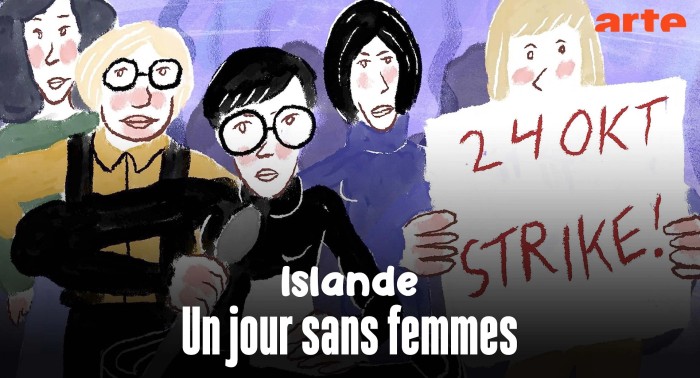 ISLANDE – UN JOUR SANS FEMMES de Pamela Hogan