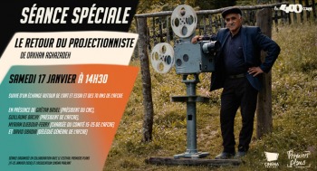 LE RETOUR DU PROJECTIONNISTE - Festival Premiers Plans - Séance spéciale - 2026-01-17